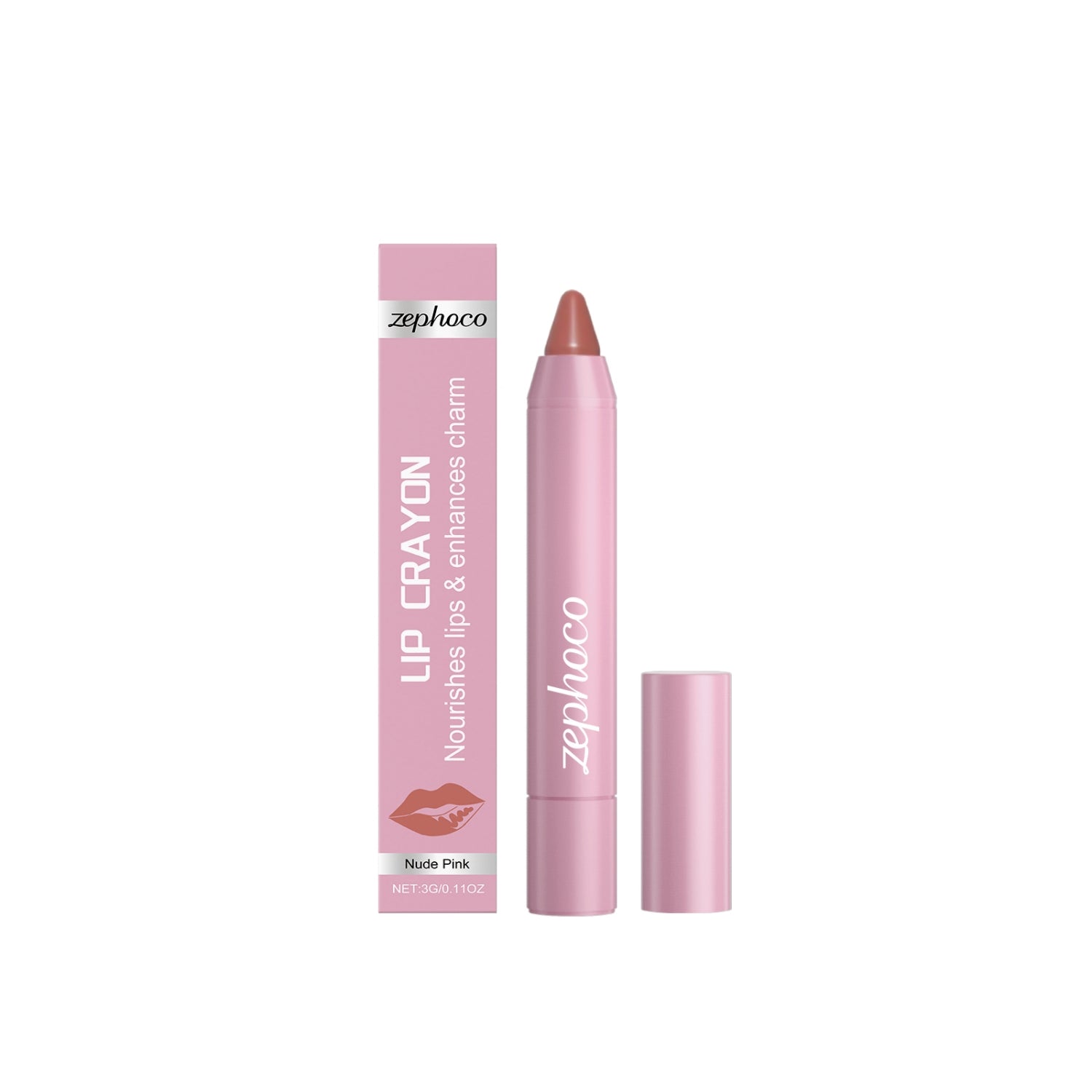 Zephoco Velvet Finish Lip Crayon